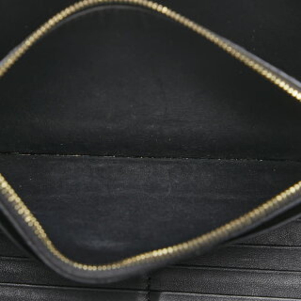 Celine Trifolded Multifunction Long Wallet Black … - image 6